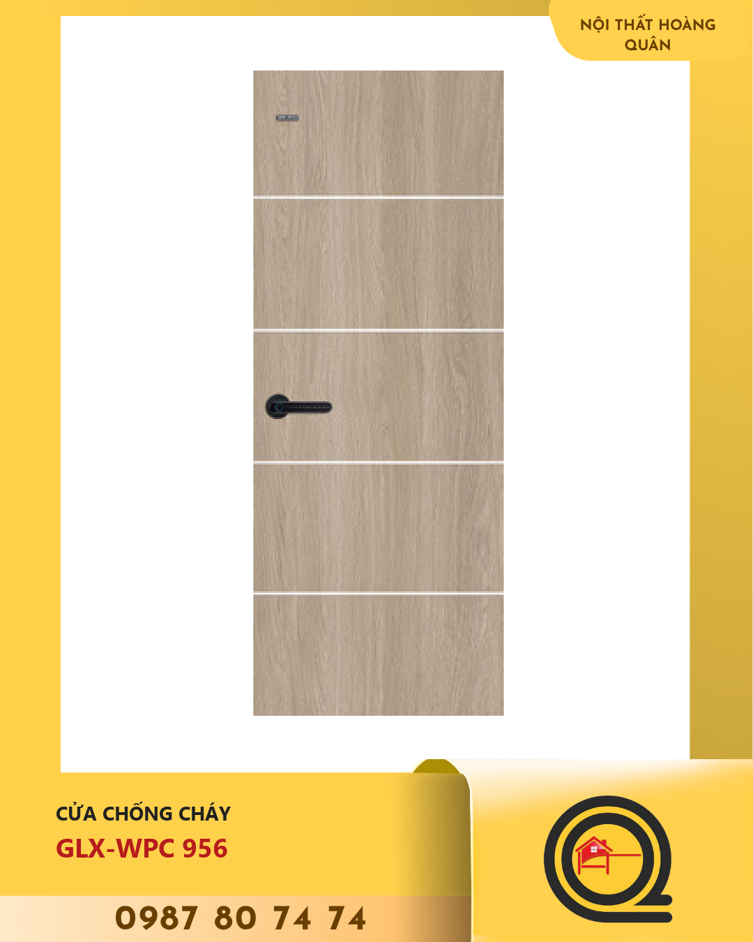 Cửa Nhựa Gỗ WPC GLX-WPC 956